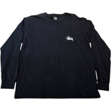 Stussy Stock logo LS Black L 未使用