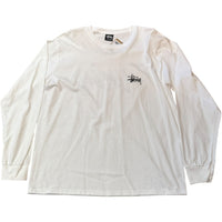 Stussy Stock logo LS White L 未使用