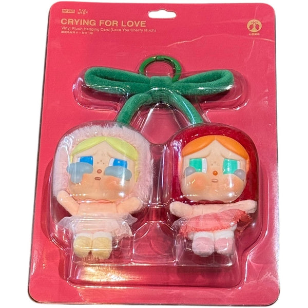POP MART CRYBABY Crying For Love Plush Pendant Love You Cherry Much ポップマート　クライング　フォー　プラッシュペンダント　チェリーマッチ 2025SS 正規品 新古品【中古】