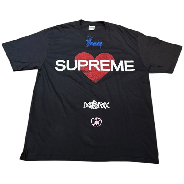 2025SS Supreme Announcing Tee Black L 未使用