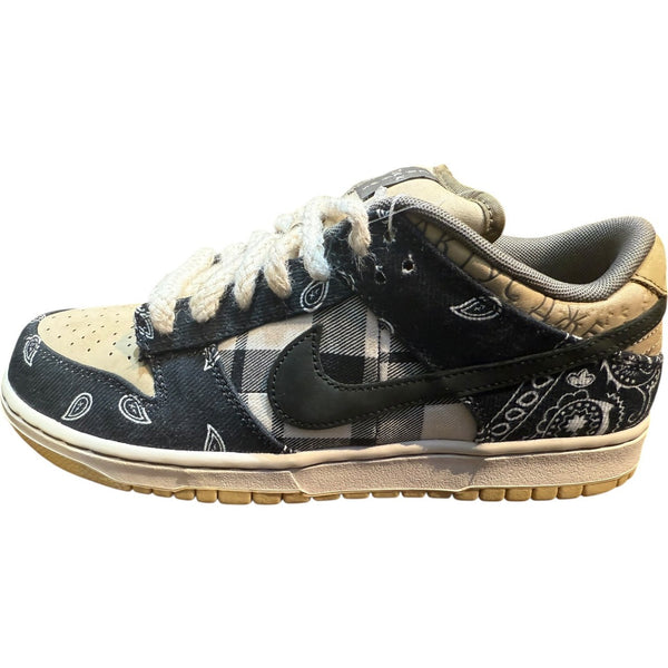 Travis Scott × Nike SB Dunk Low "Black/Parachute Beige" 26.5cm 未使用品