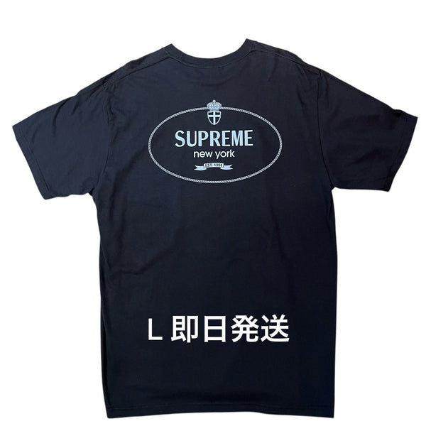 Supreme Crest Tee Black L