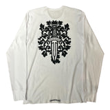 Chrome Hearts VINE DAGGER Back Print Thermal L/S T-Shirt White L クロムハーツ ヴァインダガー バックプリント サーマル ロングスリーブ Tシャツ ホワイト L