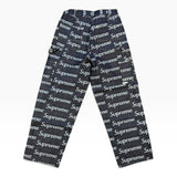 Supreme Jacquard Logos Double Knee Denim Painter Jean "Indigo" 32 シュプリーム ジャカード ロゴ ダブル ニー デニム ペインター ジーンズ "インディゴ" 32