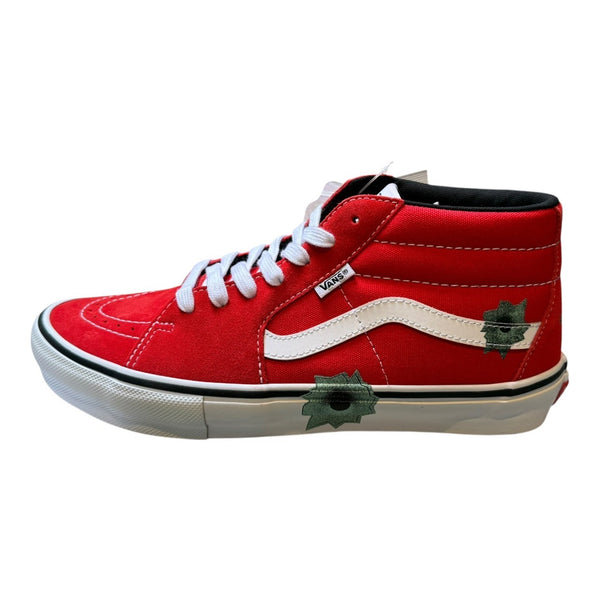 Supreme x Vans x Nate Lowman Skate Grosso Mid Red 未使用