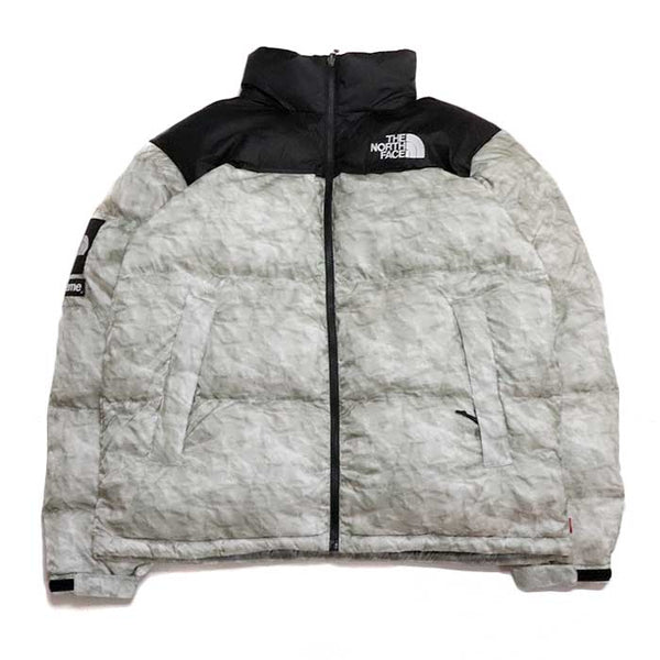 2019AW Supreme × THE NORTH FACE Paper Print Nuptse Jacket Paper Print【ND91806I】