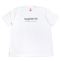 2020AW Supreme Shop Tee White