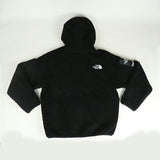 2020FW Supreme × THE NORTH FACE S Logo Hooded Fleece Jacket Black