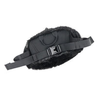 2020FW Supreme × THE NORTH FACE Faux Fur Waist Bag Black