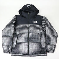 2021SS Supreme × THE NORTH FACE Studded Nuptse Jacket Black