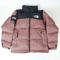 2021SS Supreme × THE NORTH FACE Studded Nuptse Jacket Red