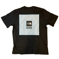 2022SS Supreme × THE NORTH FACE Bandana Tee Black