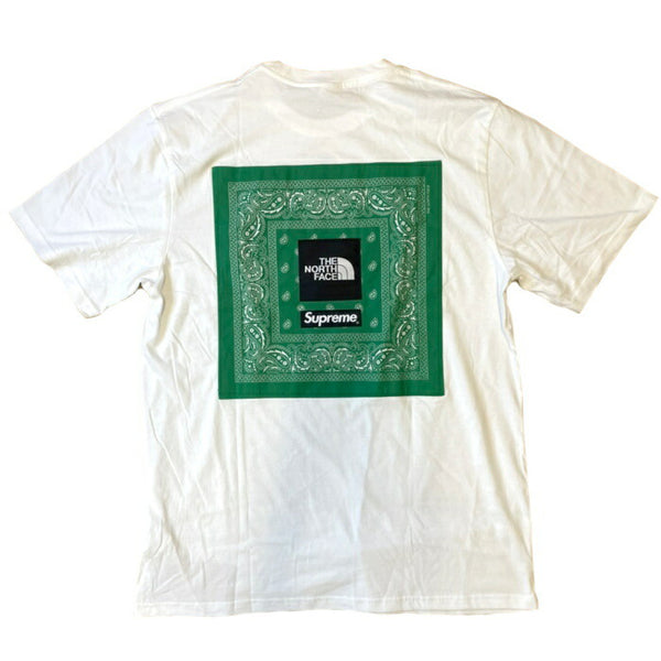 2022SS Supreme × THE NORTH FACE Bandana Tee White