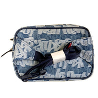 2022SS Supreme Fat Tip Jacquard Denim Waist Bag Blue