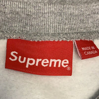 2022FW Supreme Box Logo Crewneck Heather Grey