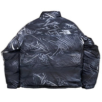 2023SS Supreme × THE NORTH FACE Trompe Loeil Printed Nuptse Jacket Black