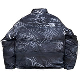 2023SS Supreme × THE NORTH FACE Trompe Loeil Printed Nuptse Jacket Black