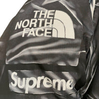 2023SS Supreme × THE NORTH FACE Trompe Loeil Printed Nuptse Jacket Black