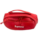 2023FW Supreme Leather Waist Bag Red