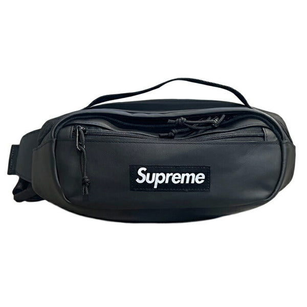 2023FW Supreme Leather Waist Bag Black