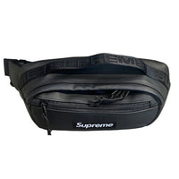 2023FW Supreme Leather Waist Bag Black