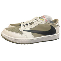 2023 NIKE × Travis Scott Air Jordan 1 Low Golf "Neutral Olive" 【FZ3124-200】