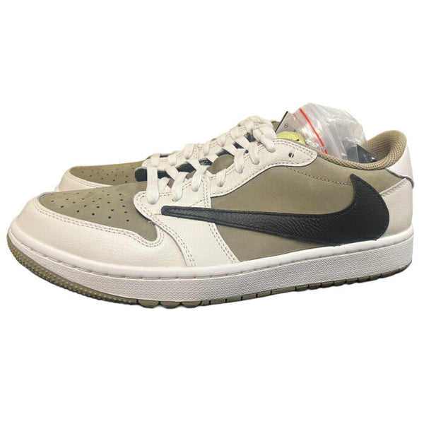 2023 NIKE × Travis Scott Air Jordan 1 Low Golf "Neutral Olive" 【FZ3124-200】