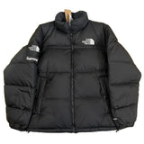 2024SS Supreme × THE NORTH FACE Split Nuptse Jacket Black