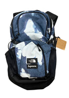 2021AW Supreme × THE NORTH FACE Bleached Denim Print Pocono Backpack Blue