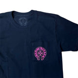 Chrome Hearts Pink Logo Horseshoe S/S Pocket Tee "Black" L