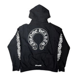 Chrome Hearts Horseshoe Floral Pullover Hoodie "Black"L クロムハーツ ホースシュー フローラル プルオーバー フーディー "ブラック"L