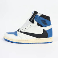2021 NIKE × Travis Scott × Fragment Air Jordan 1 Retro High OG SP "Military Blue" 【DH3227-105】