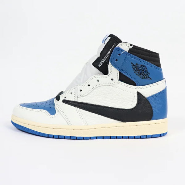 2021 NIKE × Travis Scott × Fragment Air Jordan 1 Retro High OG SP "Military Blue" 【DH3227-105】