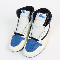 2021 NIKE × Travis Scott × Fragment Air Jordan 1 Retro High OG SP "Military Blue" 【DH3227-105】