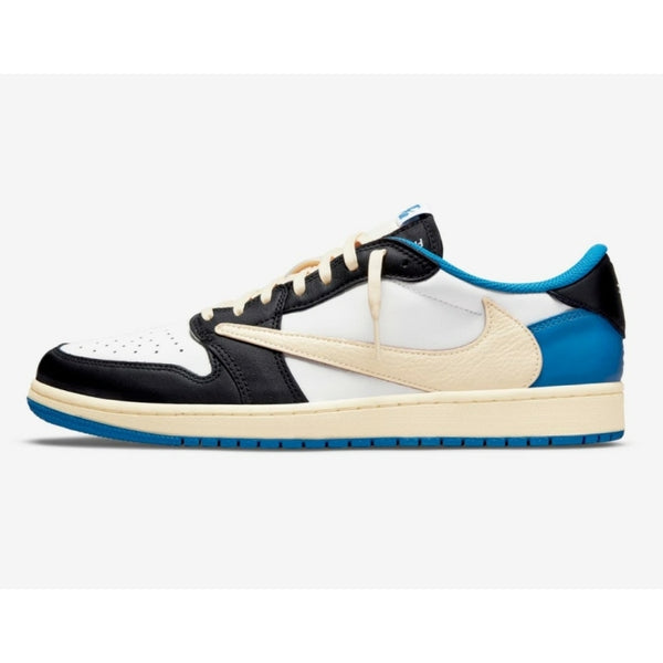 2021 NIKE × Travis Scott × Fragment Air Jordan 1 Low OG "Military Blue" 【DM7866-140】