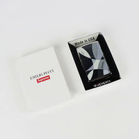 2021SS Supreme × Emilio Pucci Zippo Black