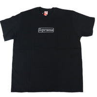 2021SS Supreme KAWS Chalk Logo Tee Black