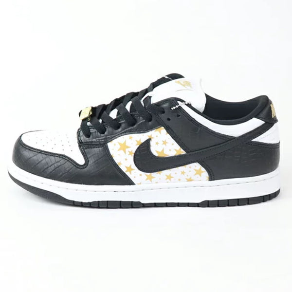 2021SS Supreme × Nike SB Dunk Low Black Stars 【DH3228-102】