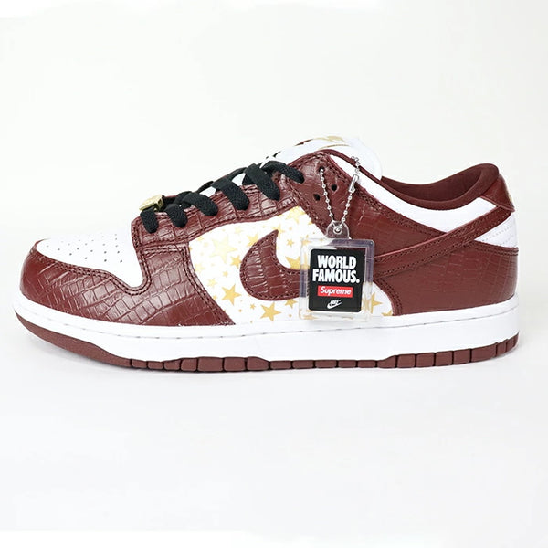 2021SS Supreme × Nike SB Dunk Low Brown Stars 【DH3228-103】