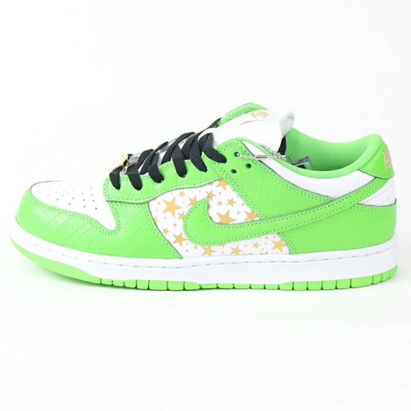 2021SS Supreme × Nike SB Dunk Low Lime Stars 【DH3228-101】